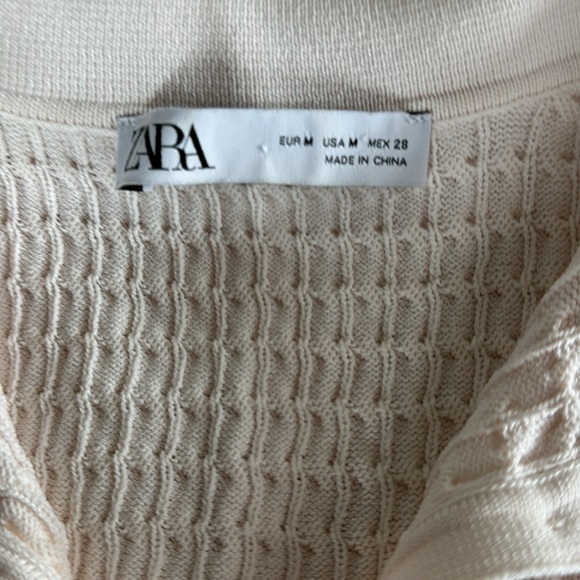 Zara cable knit sweater top - Picture 3 of 4